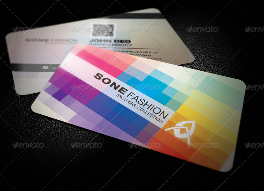 Pixel Business Card, Print Templates GraphicRiver